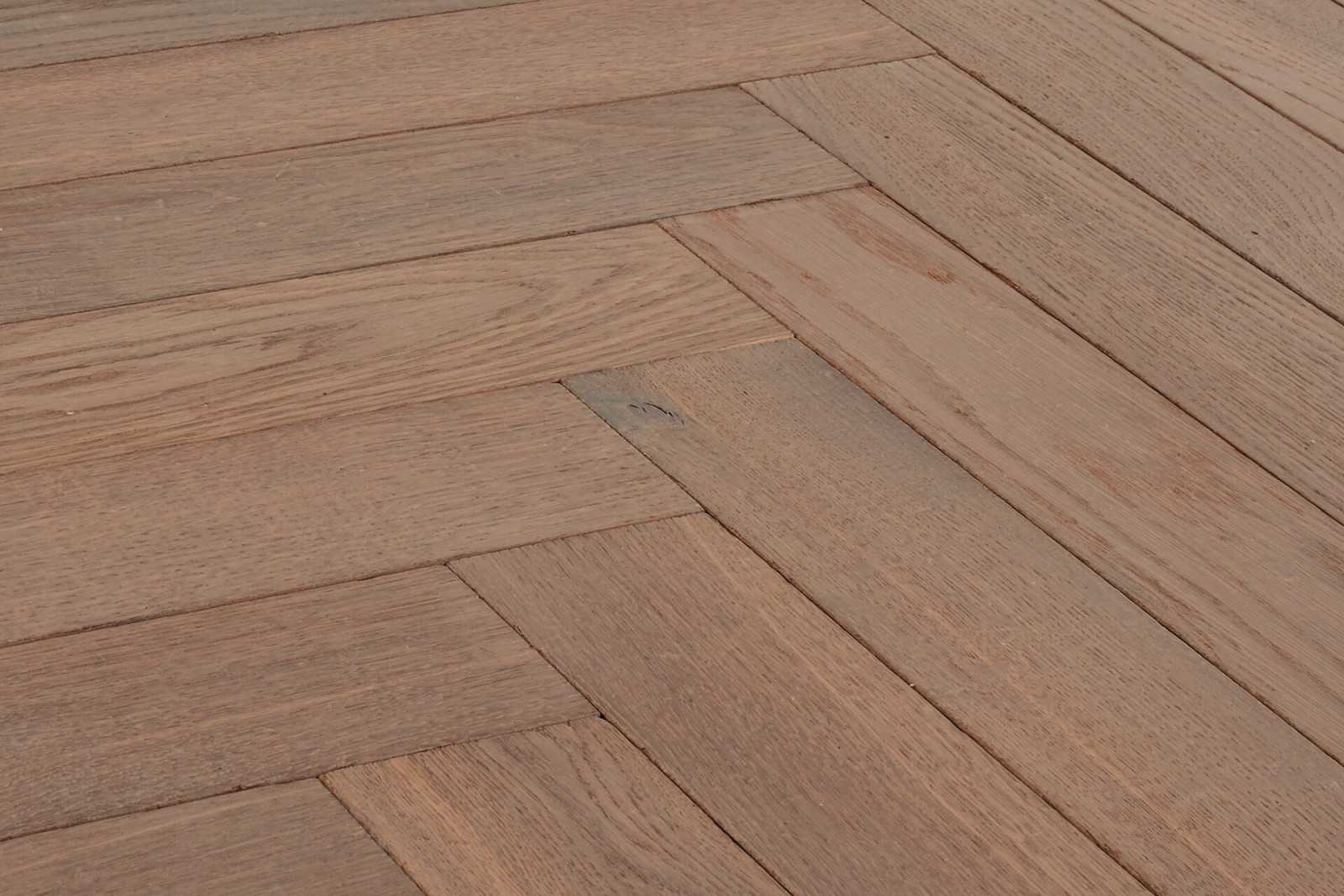 Parquet massif chêne Baton Rompu Gris Pastel (PA66), parquet massif pas cher