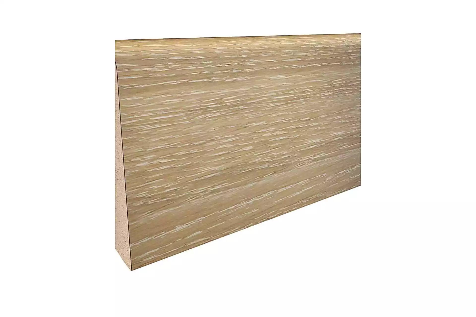 VARNISHED WHITE WASHED OAK SKIRTING - Image 0