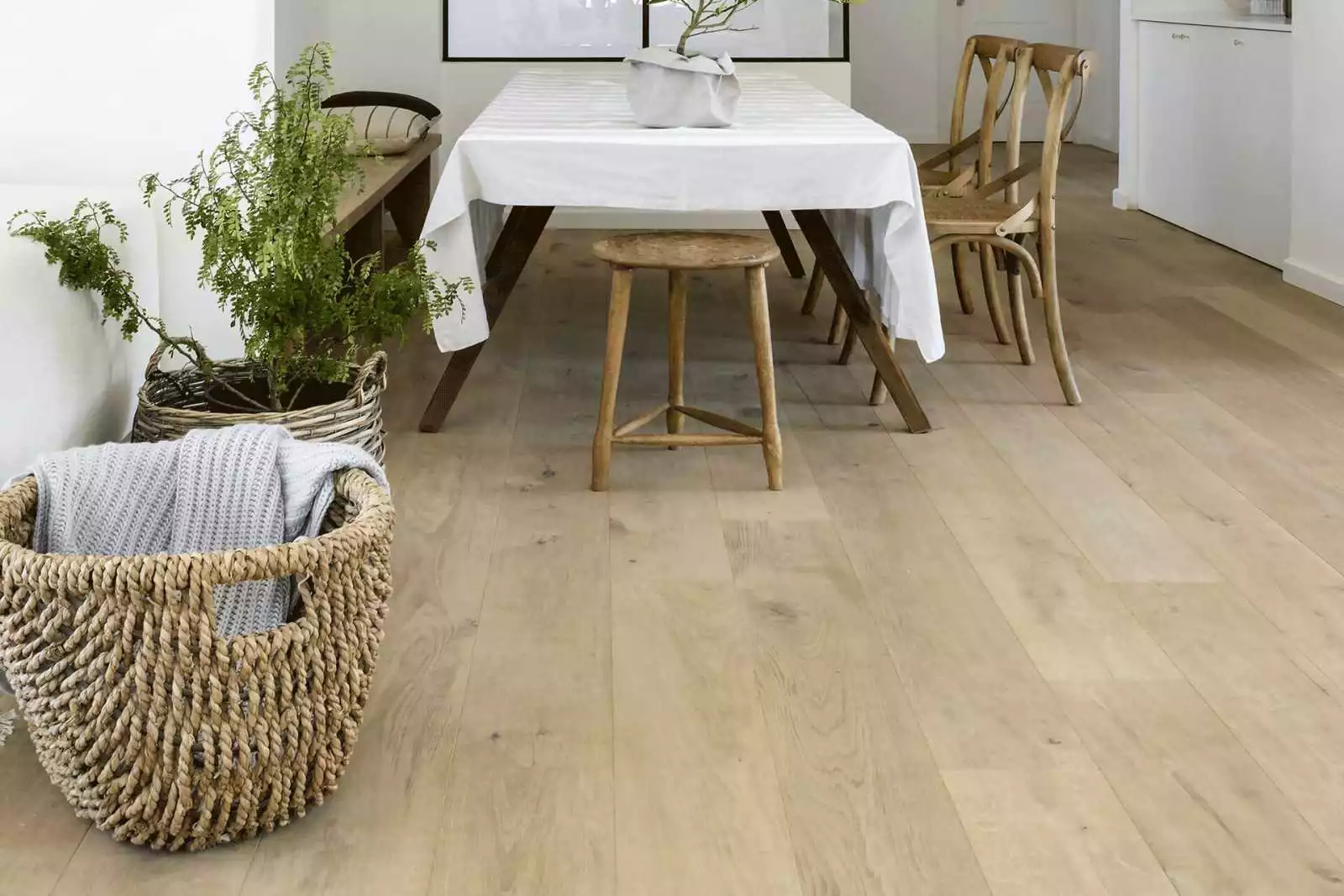 Parquet contrecollé chêne Ficelle 26 Huilé