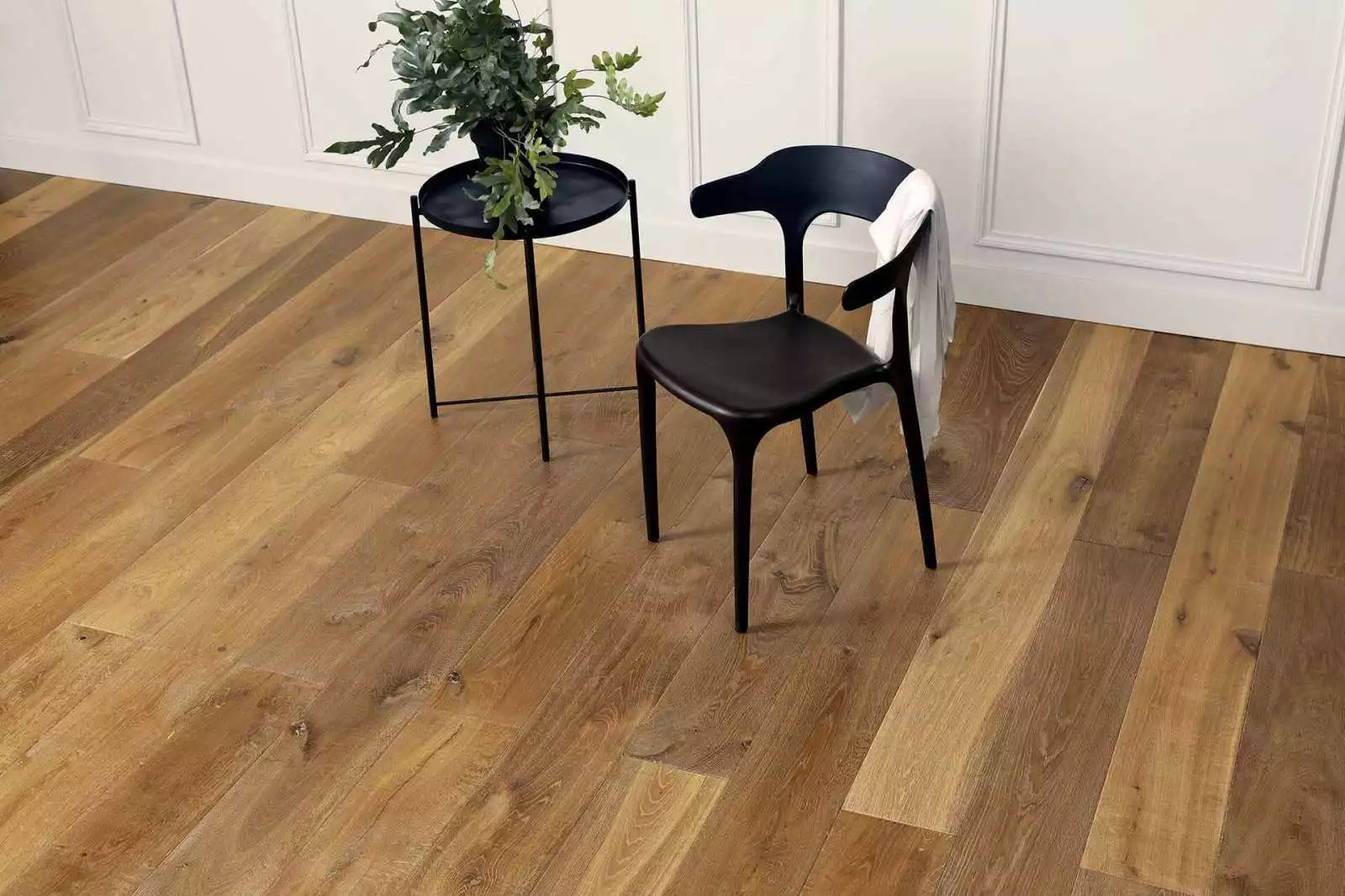 Parquet contrecollé chêne Old Story OMBRE Huilé