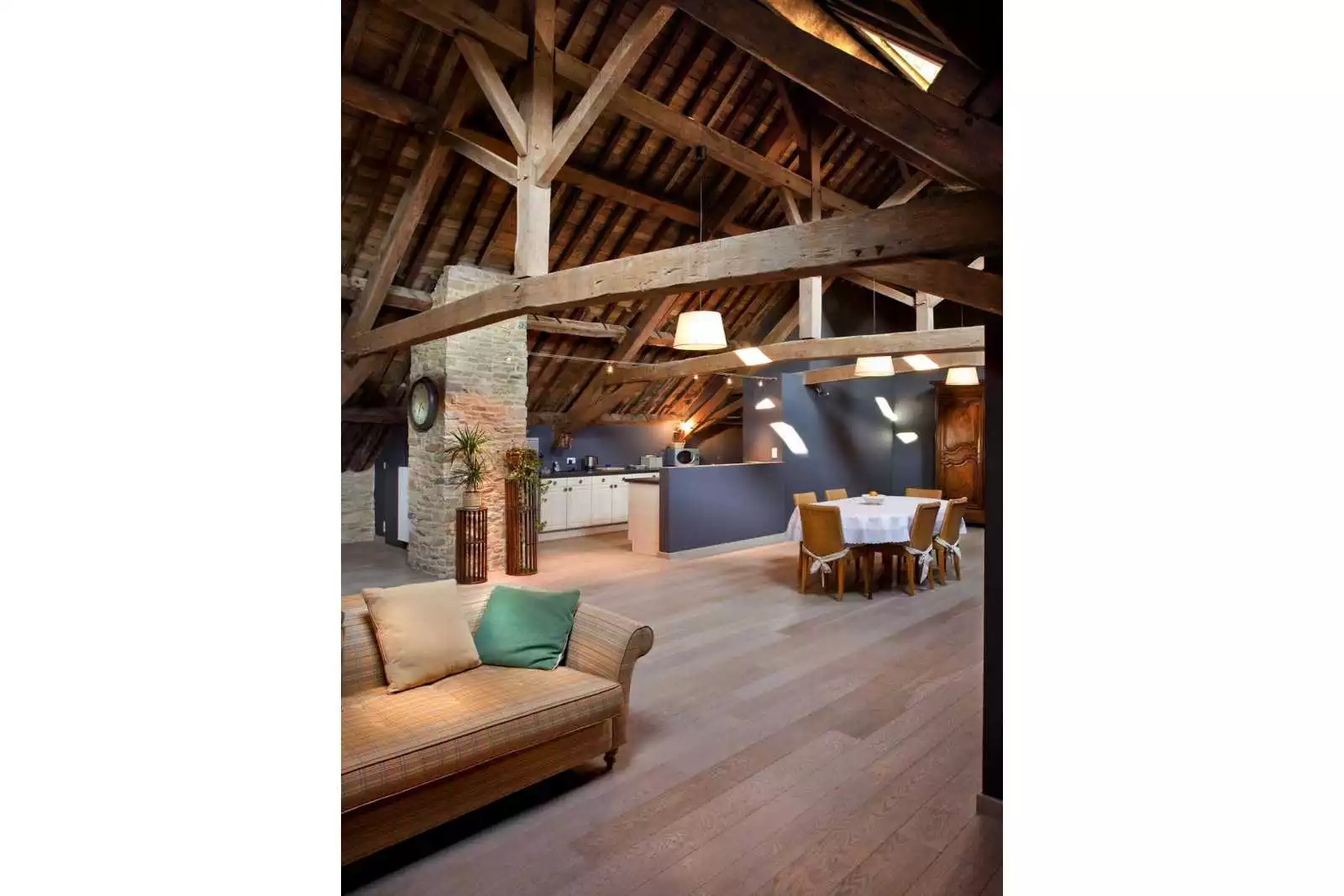 Parquet massif chêne de l'est Brun cendré - PA3, parquet massif pas cher