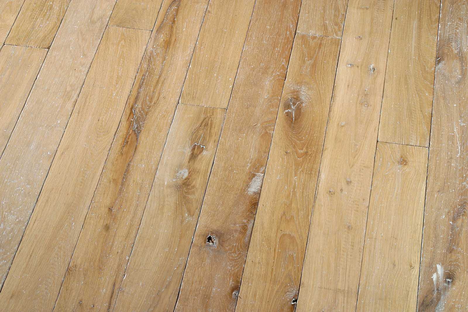 Parquet massif chêne de l'est Creme - PA8, parquet massif pas cher