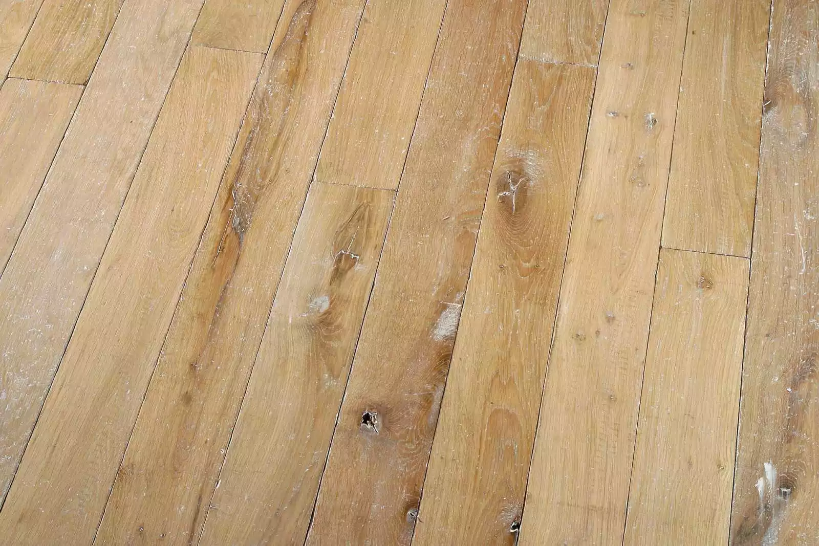 Parquet massif chêne de l'est Creme - PA8, parquet massif pas cher