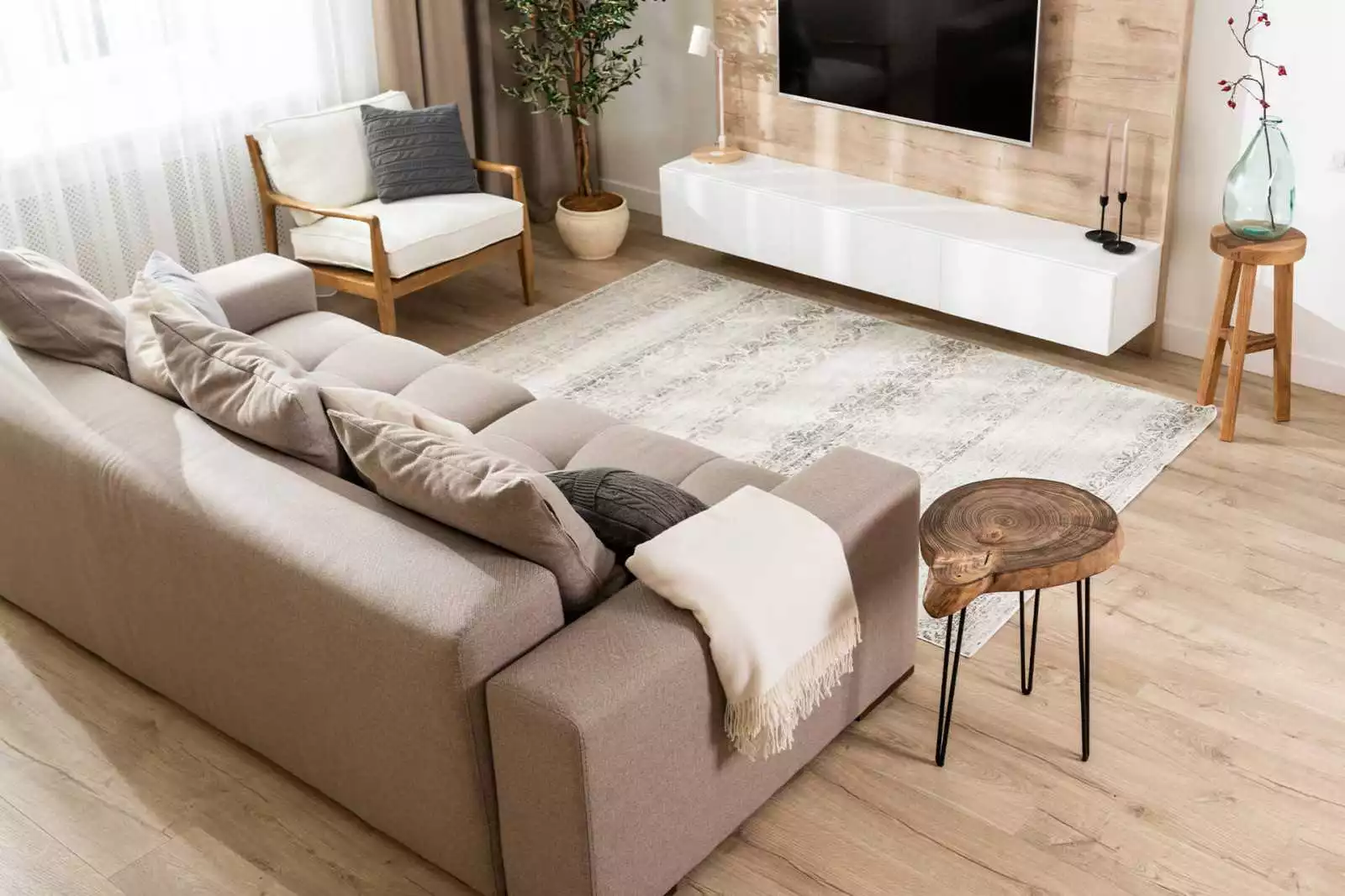 Parquet contrecollé chêne Ficelle Vernis, parquet pas cher