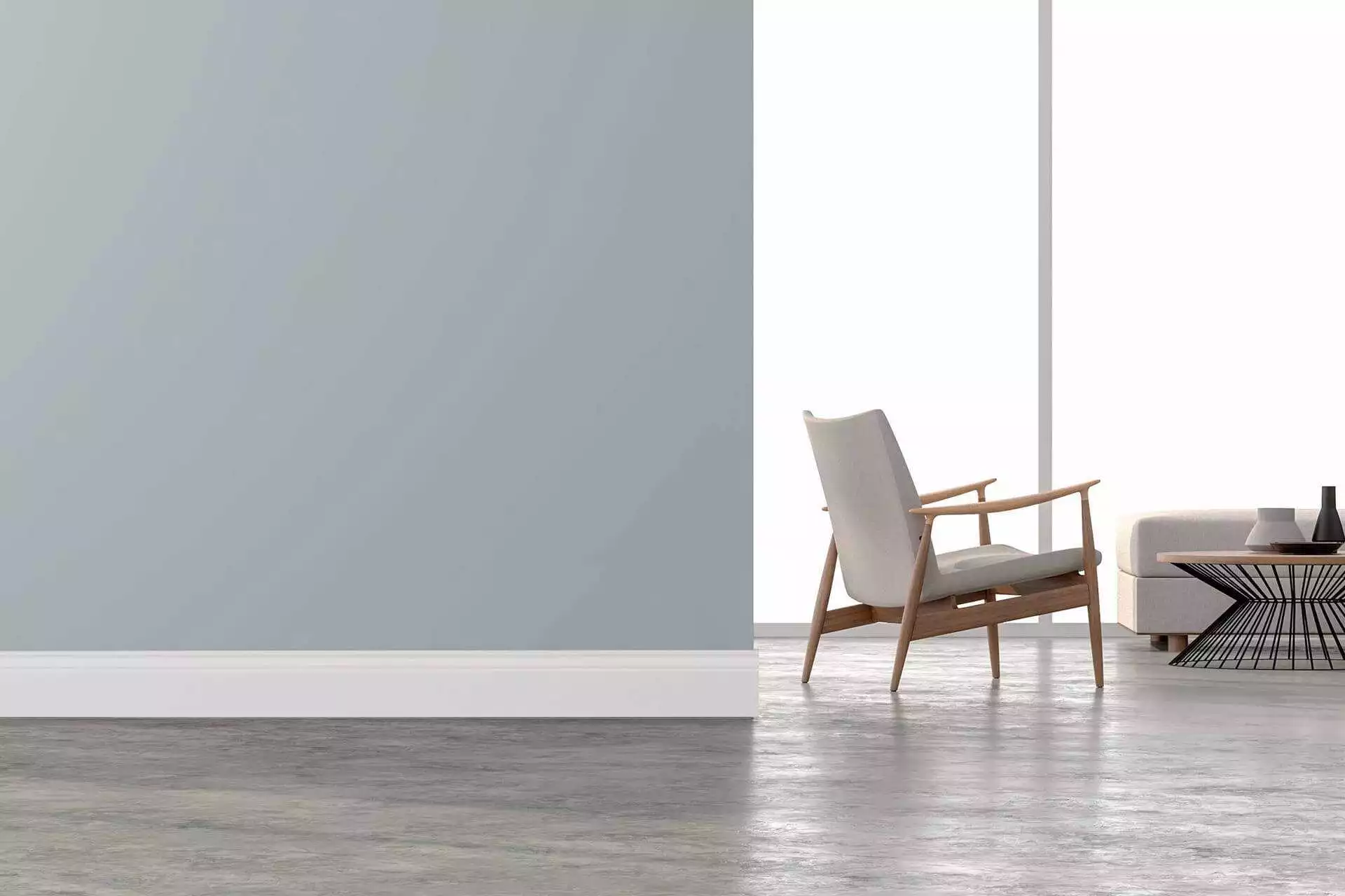 WHITE MOULDED MDF SKIRTING - 13cm - Image 1