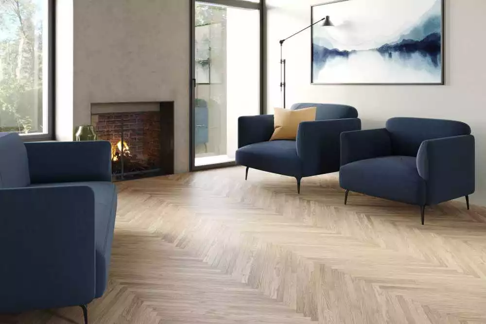 parquet contrecollé BATON ROMPU LINÉA INVISIBLE