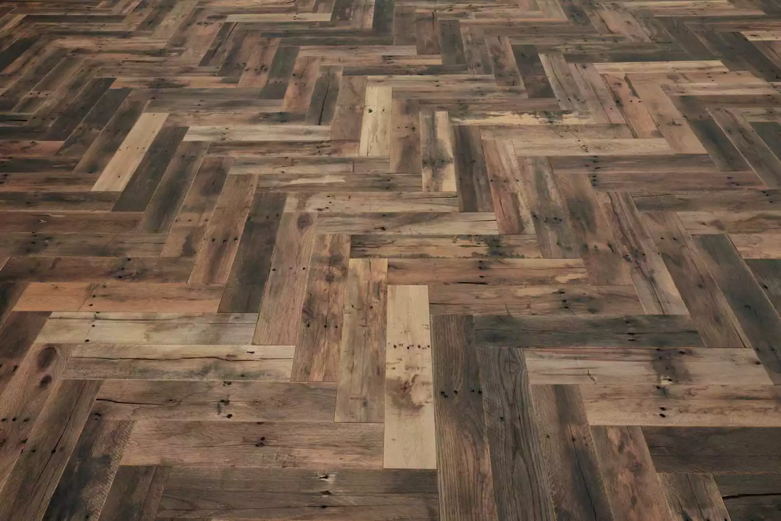 RECYCLED CENTENARY OAK HERRINGBONE