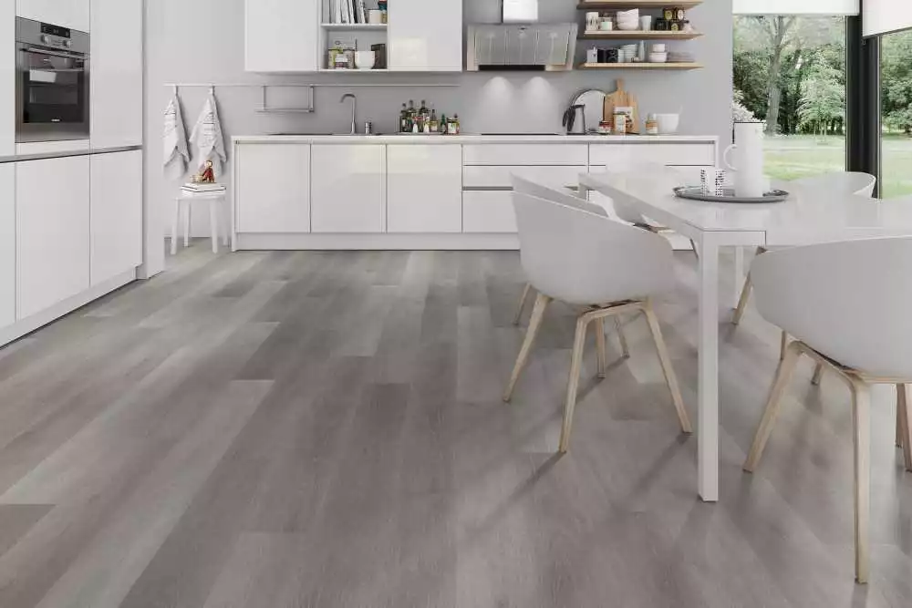 lame PVC vinyle Solide Flemish Oak Grey XL