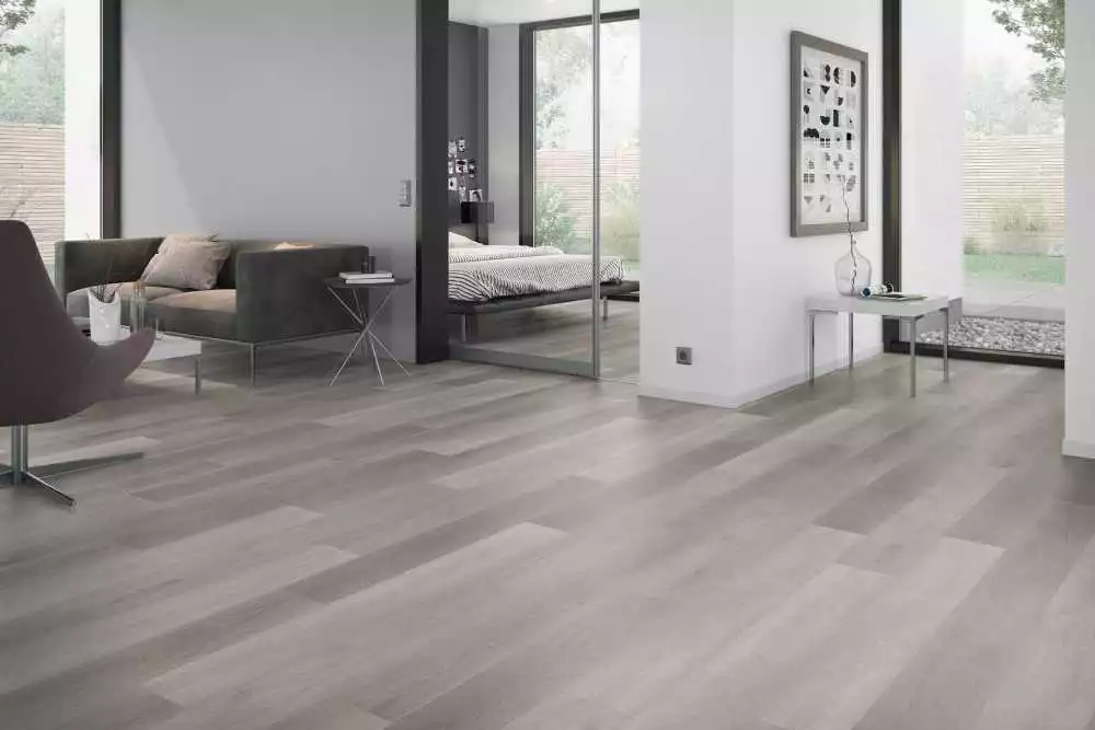 lame PVC vinyle Solide Flemish Oak Grey XL