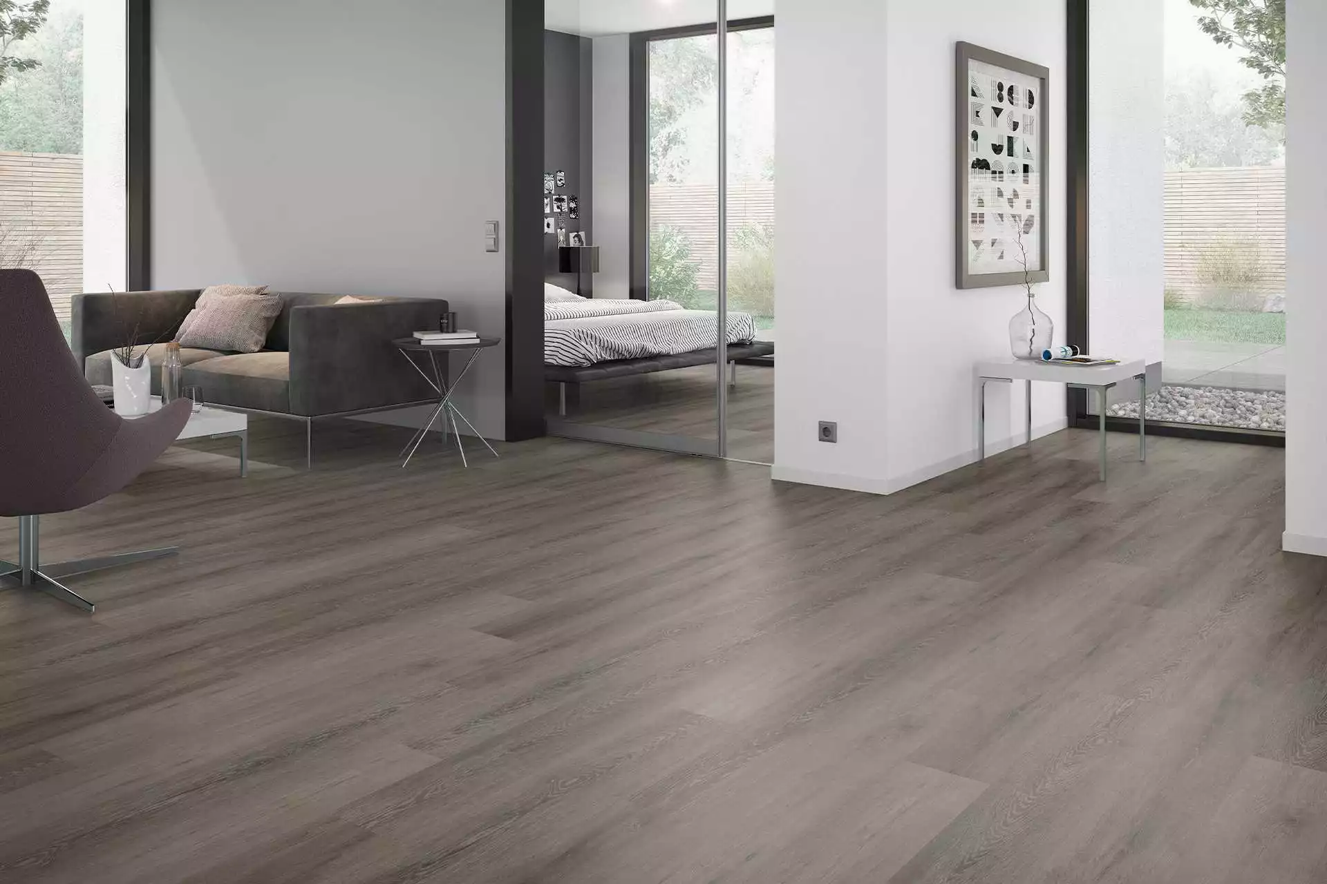 Solide Cerused Oak Dark Brown XL - Image 1