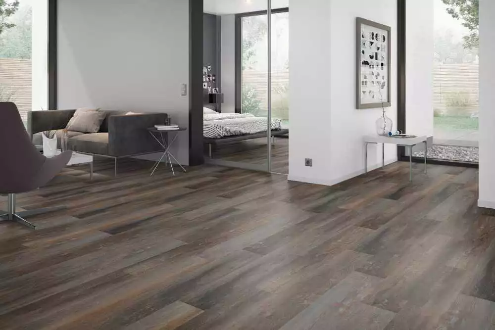 lame PVC vinyle Solide Smoked Pine Brown XL
