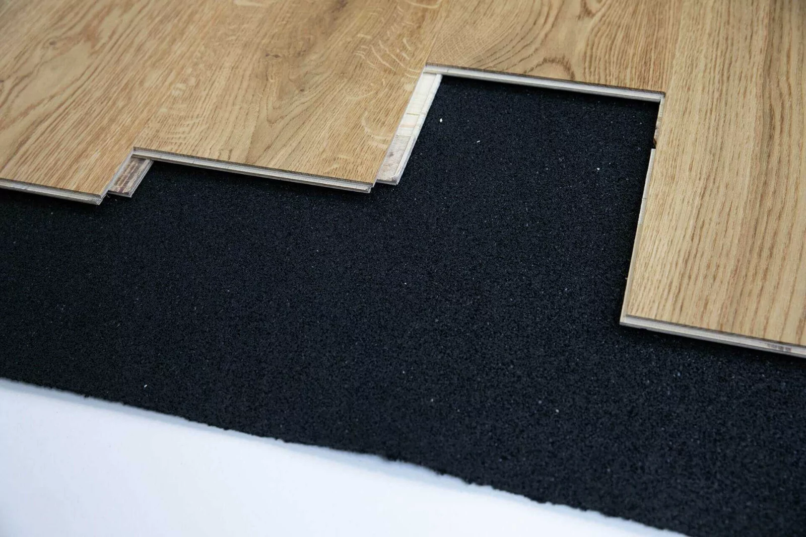 Sous couche Isolnoise 6 mm, huile parquet sur DecoPlus Parquet