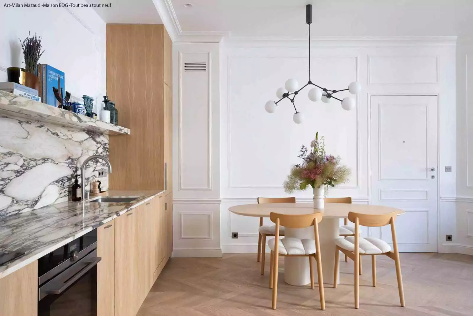 Parquet Point de Hongrie Invisible 90 mm