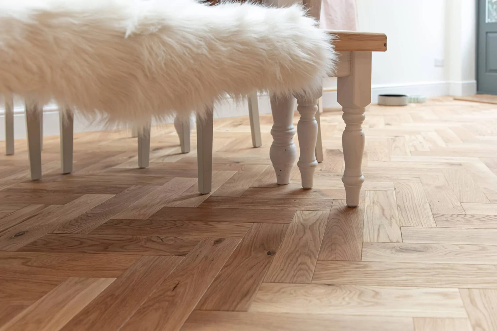 Parquet massif chêne en Baton Rompu vernis naturel, parquet pas cher