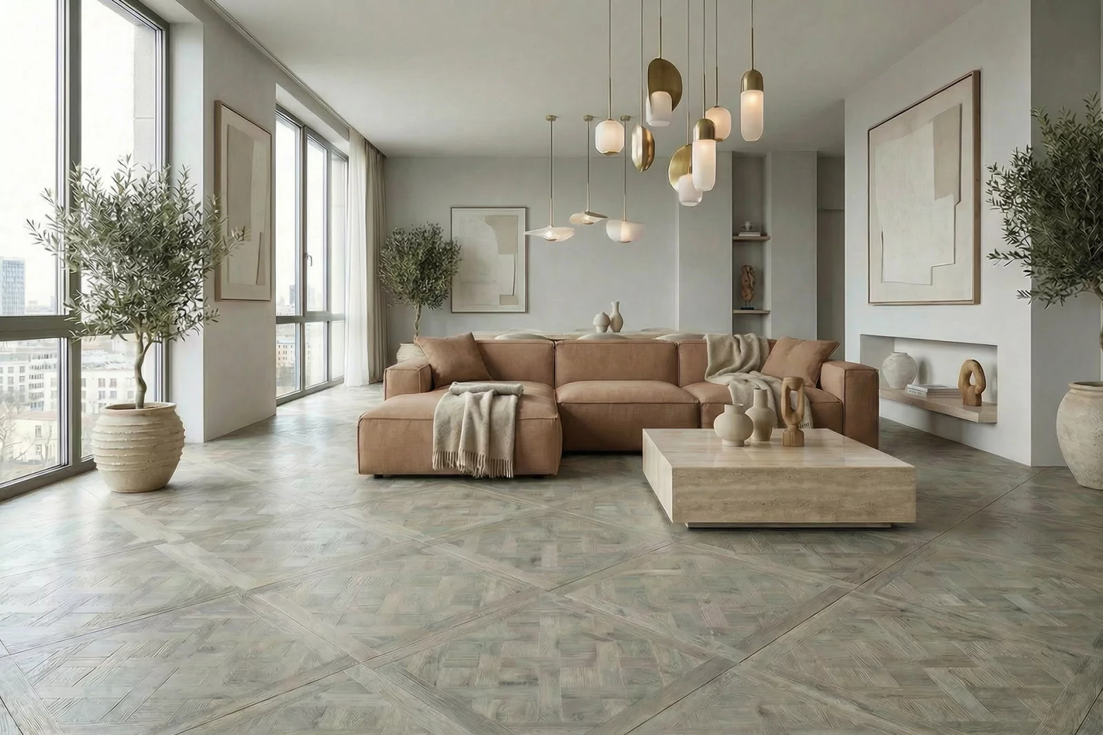 Parquet contrecollé chêne INVISIBLE, parquet pas cher
