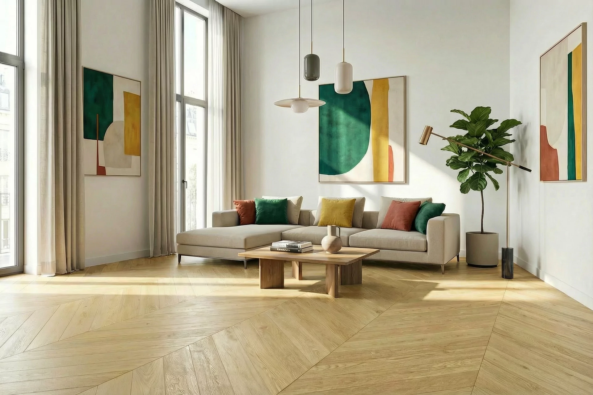 oversize natur SELECTION CHEVRON - Image 0