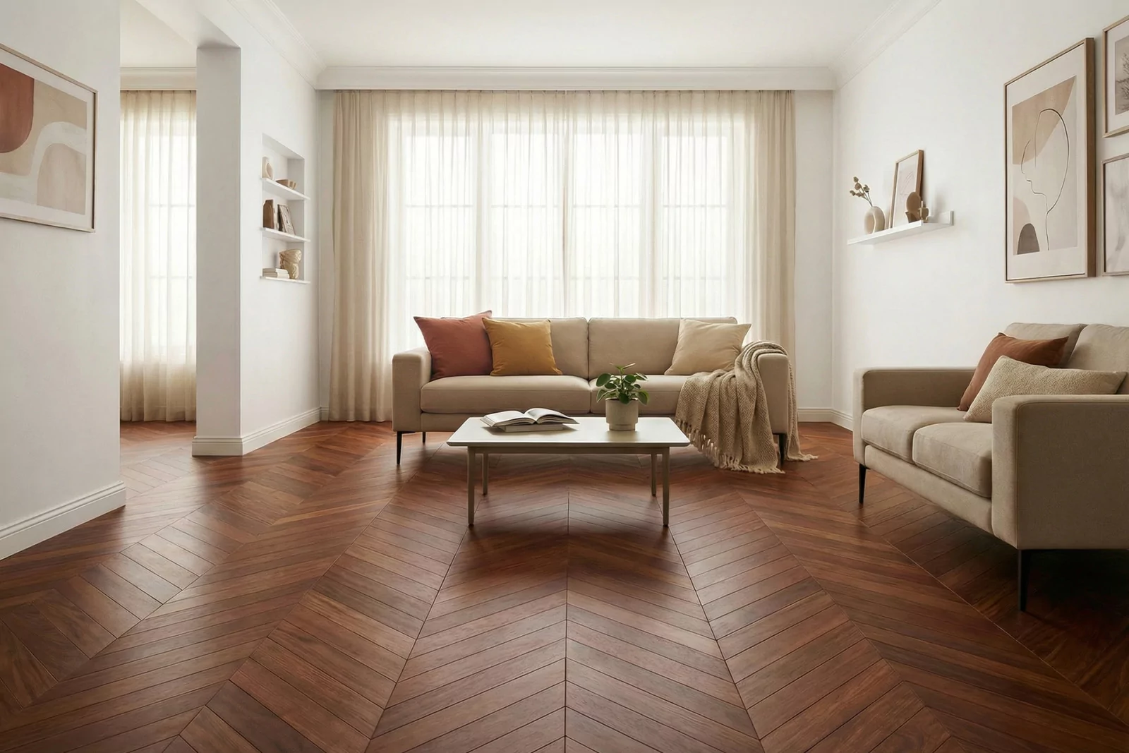 Parquet massif chêne Baton Rompu select Vernis, parquet pas cher