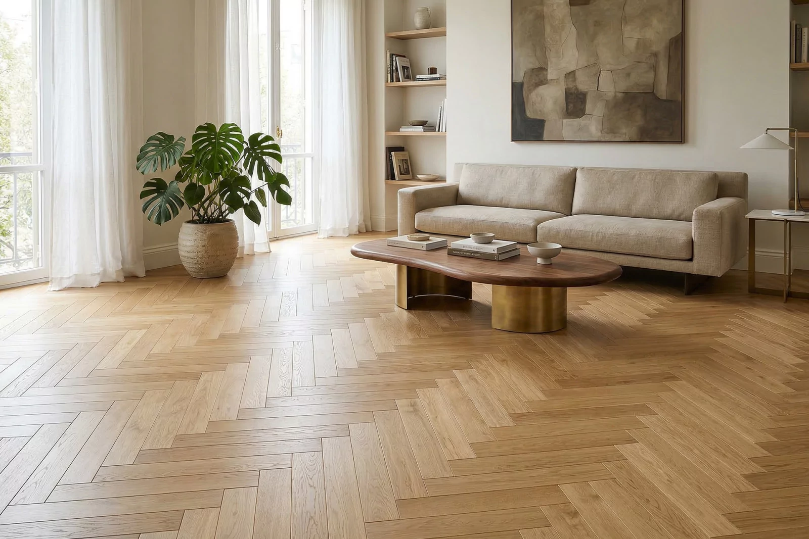Parquet chêne Bâton rompu sélection Chubby 125