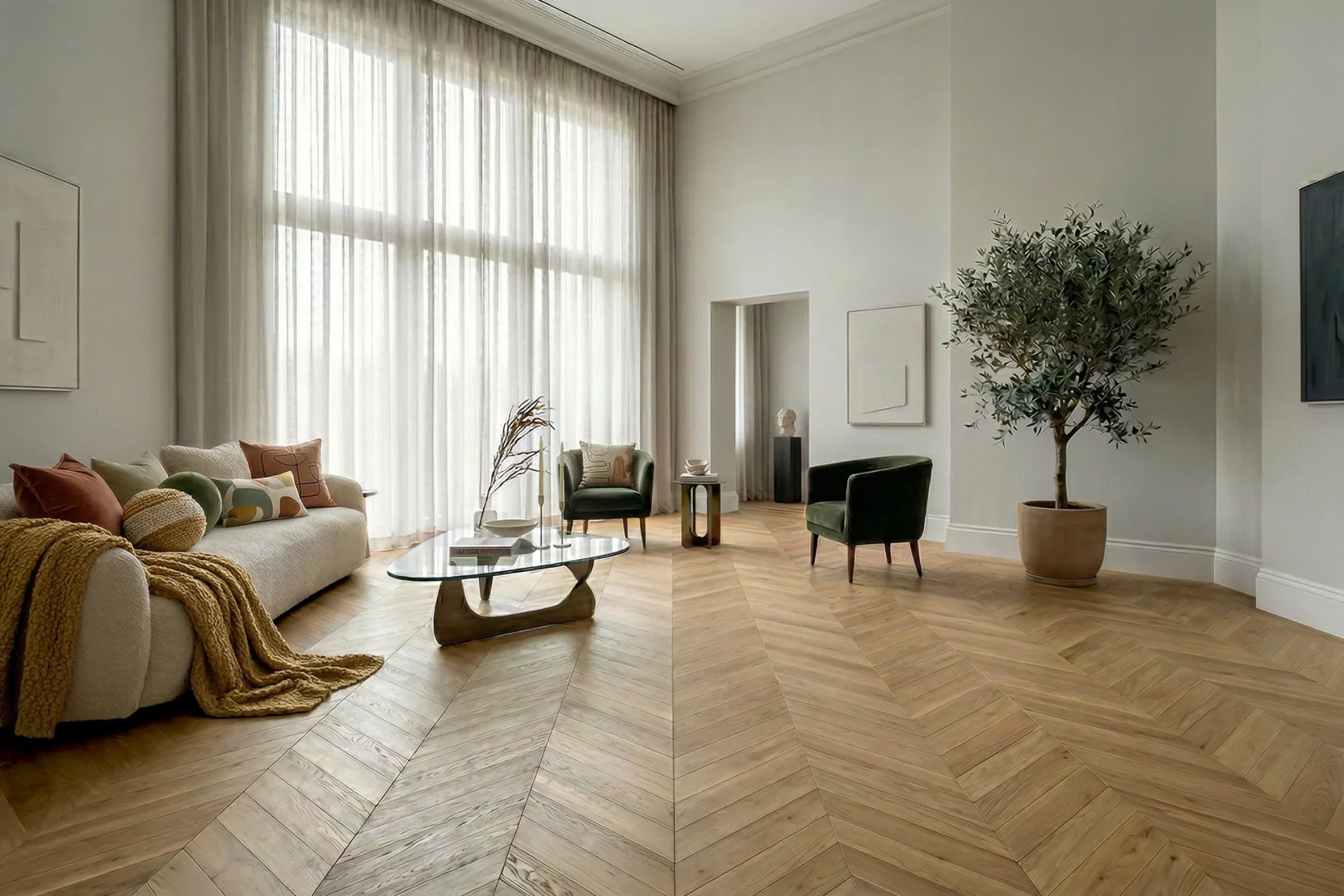 Parquet contrecollé chêne INVISIBLE, parquet pas cher
