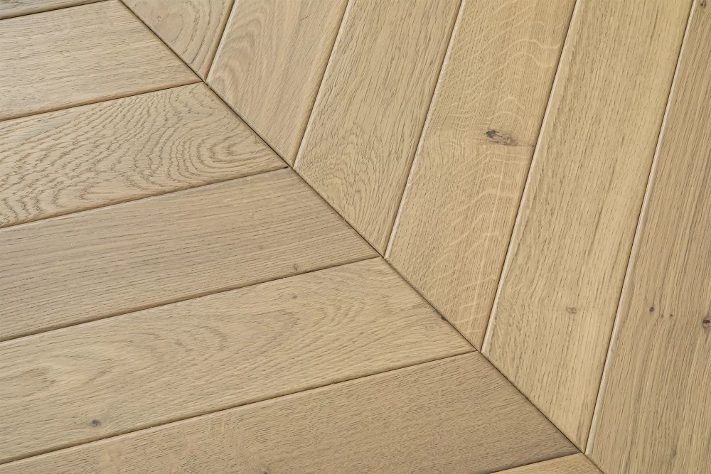 Parquet contrecollé chêne Point de Hongrie Butter Nut, parquet pas cher