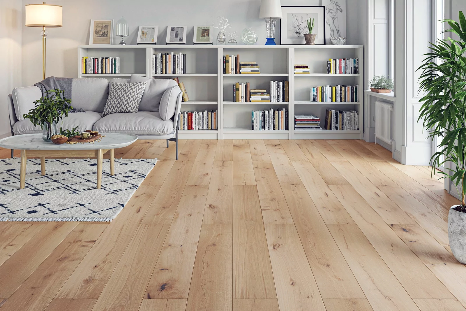 Parquet contrecollé chêne lES MUTIPLY AUTHENTIC VERNIS INVISIBLE